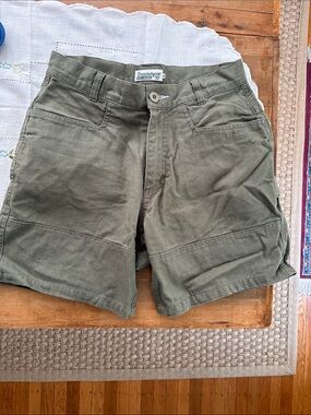Bearded Goat Green Carpenter Shorts Size 28